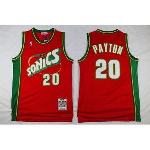 red gary payton jersey